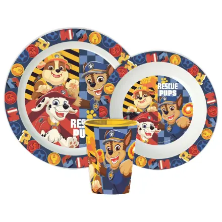 Paw Patrol Rescue Pups Dinnerware Set, Micro Plastic Set, with 260 ml Cup product photo