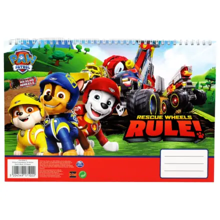 PAW Patrol Rescue Wheels A4 Spiral Sketchbook, 30 sheets product photo
