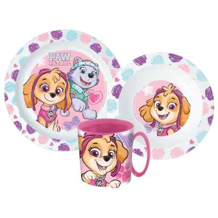 Paw Patrol Sketch Dinnerware Set, Micro Plastic Set with Mug product photo