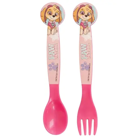 Paw Patrol Sketch Plastic Cutlery Set - 2 Pieces product photo