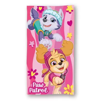 Paw Patrol Skye & Everest microfibre beach towel product photo