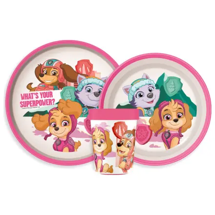 Paw Patrol Superpowers Non-Slip Dinnerware Set, Micro Plastic Set product photo