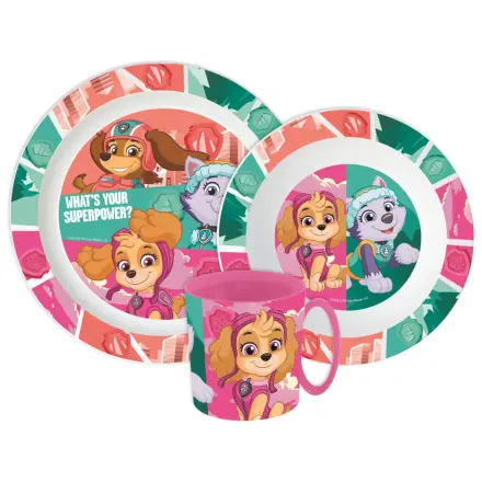 PAW Patrol Superpowers Dinnerware Set, Micro Plastic Set with Mug product photo