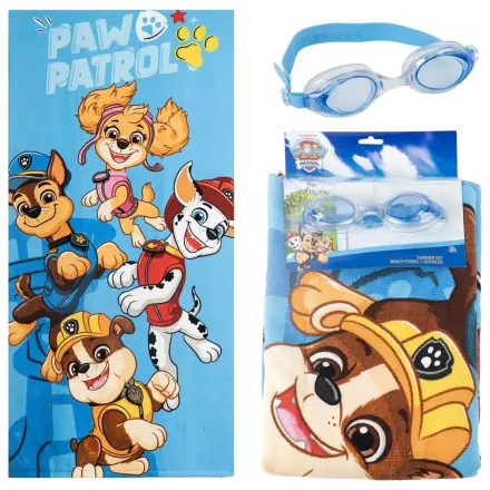 Paw Patrol towel + swimming goggles set product photo