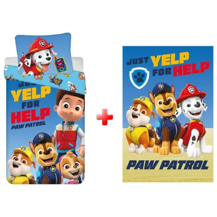 Paw Patrol Yelp Duvet Cover and Fleece Blanket Set product photo