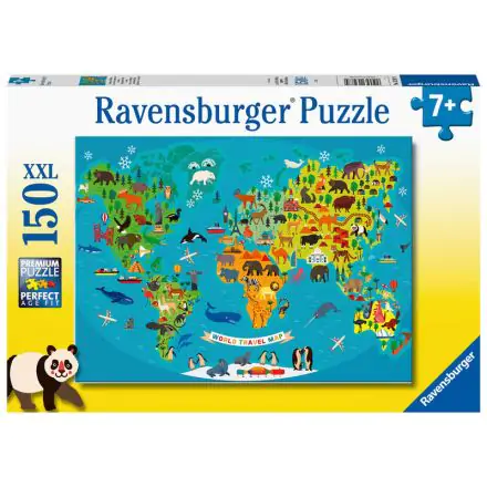 Map of animals XXL puzzle 150pcs product photo