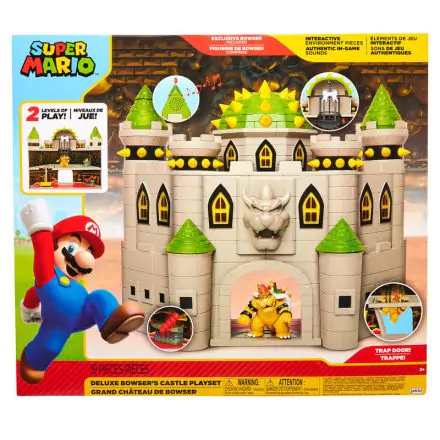 World of Nintendo Super Mario Deluxe Playset Bowser Castle termékfotója