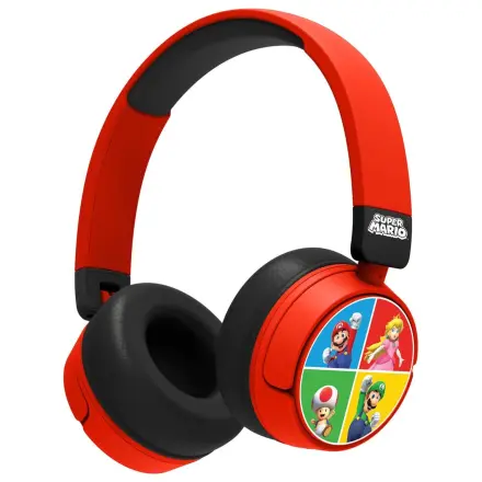 Mario Bros Super Mario and friends core headphones product photo