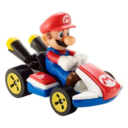 Mario Kart Hot Wheels Diecast Vehicle 1/64 Mario (Standard Kart) 8 cm product photo