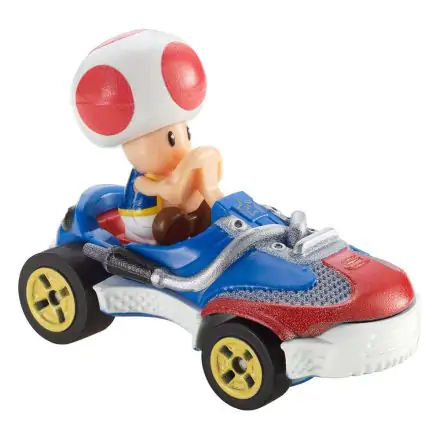 Mario Kart Hot Wheels Diecast Vehicle 1/64 Toad (Sneeker) 8 cm product photo