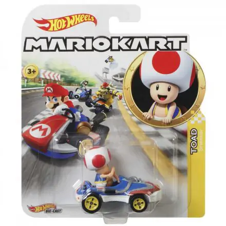 Mario Kart  Hot Wheels Toad figure product photo