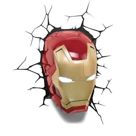 Marvel 3D LED Light Iron Man termékfotója