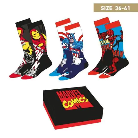Marvel pack 3 socks termékfotója