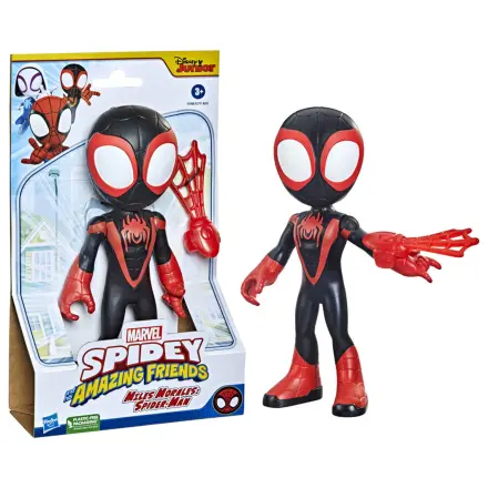 Marvel And His Awesome Friends Spidey Miles Morales figure 22,5cm product photo