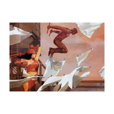 Marvel Art Print Daredevil & Elektra 46 x 61 cm - unframed product photo