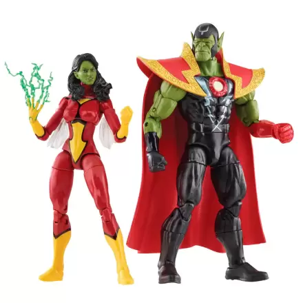 Avengers Marvel Legends Action Figures Skrull Queen & Super-Skrull 15 cm product photo