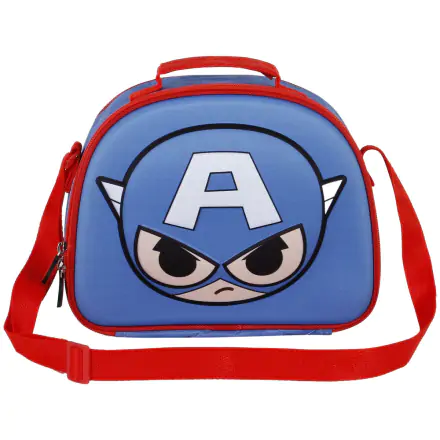 Marvel Avengers Captain America Bobblehead 3D lunch bag termékfotója