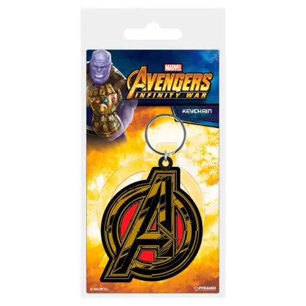 Avengers Infinity War Rubber Keychain Avengers Symbol 6 cm product photo