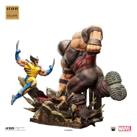 Marvel BDS Art Scale Statue 1/10 Wolverine vs Juggernaut heo EU Exclusive 30 cm termékfotója