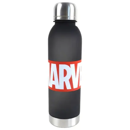 Marvel Black Plastic Water Bottle with Screw Cap 750 ml product photo