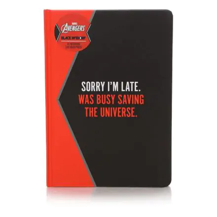 Marvel Notebook A5 Black Widow product photo