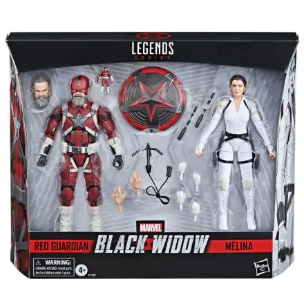 Black Widow Marvel Legends Action Figure 2-Pack 2021 Red Guardian & Melina 15 cm product photo