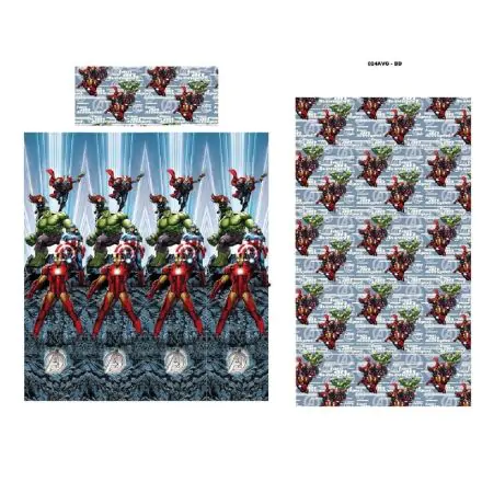 Marvel Avengers coral sheets set bed 105cm product photo