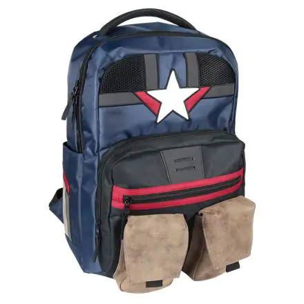 Marvel Backpack Captain America White Star product photo