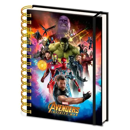 Marvel Avengers Infinity War A5 notebook product photo