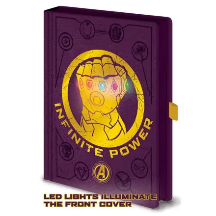 Marvel Avengers Infinity War Thanos A5 notebook with LED lights product photo