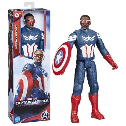 Marvel Avengers Titan Hero Captain America figure 30cm product photo