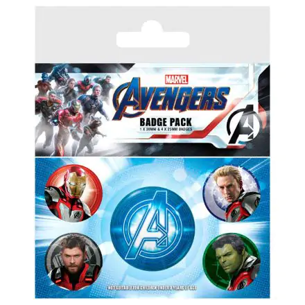 Avengers: Endgame Pin-Back Buttons 5-Pack Quantum Realm Suits product photo