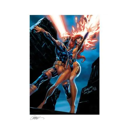 Marvel Comics Art Print Uncanny X-Men: Cyclops and Jean Grey 46 x 61 cm - unframed product photo