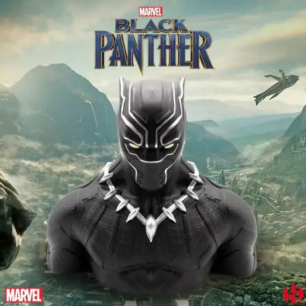 Marvel Comics Coin Bank Black Panther Wakanda Deluxe 20 cm termékfotója