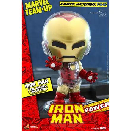 Marvel Comics Cosbaby (S) Mini Figure Iron Man (The Origins Collection) 10 cm termékfotója