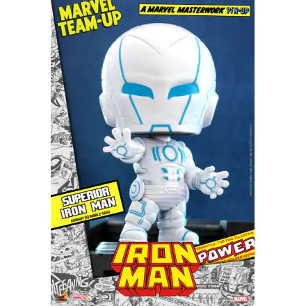 Marvel Comics Cosbaby (S) Mini Figure Superior Iron Man 10 cm termékfotója