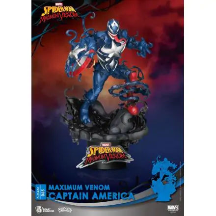Marvel Comics D-Stage PVC Diorama Maximum Venom Captain America 16 cm product photo