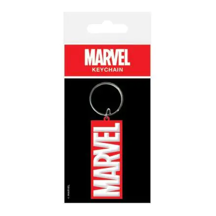 Marvel Comics Rubber Keychain Logo 6 cm termékfotója