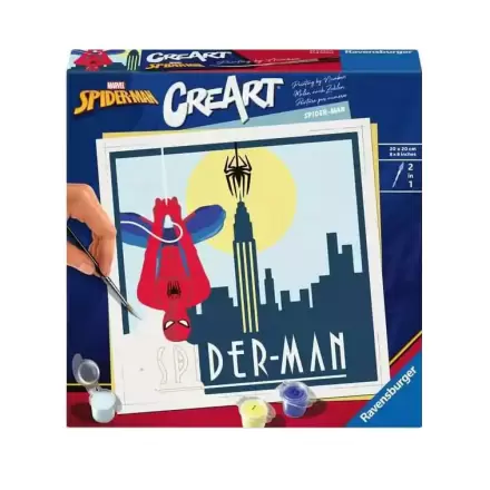 Marvel CreArt Paint by Numbers Painting Set Spider-Man 20 x 20 cm termékfotója