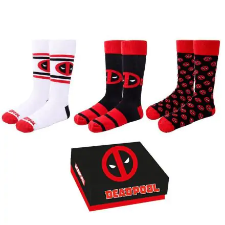 Marvel Deadpool pack 3 socks product photo