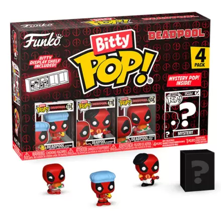 Deadpool Bitty Funko POP! Vinyl Figure 4-Pack Bathtime 2,5 cm termékfotója