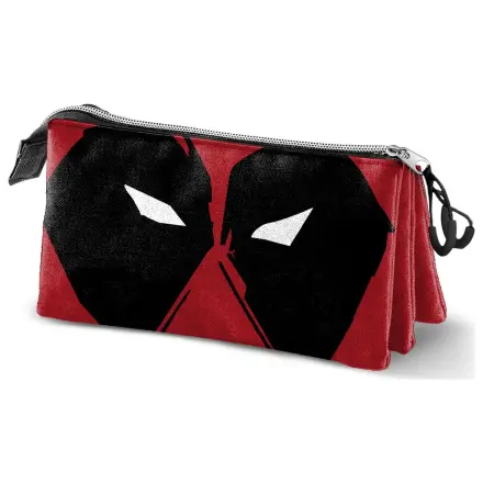 Marvel Deadpool Mask triple pencil case product photo