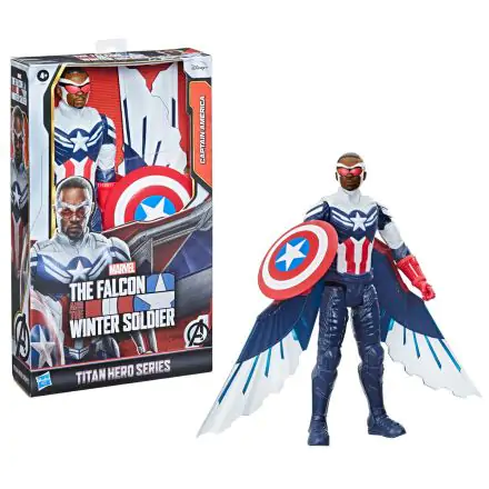 Marvel Falcon and the Winter Soldier Captain America titan figure 30cm product photo