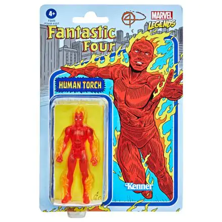 Marvel Fantastic Four Human Torch retro figure 9,5cm product photo