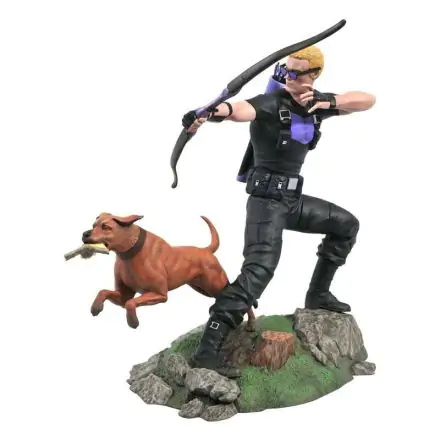 Marvel Comic Gallery PVC Statue Hawkeye with Pizza Dog 23 cm termékfotója