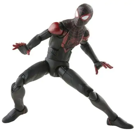 Marvel Game Verse Black Suit Spiderman Miles Morales figure 15cm product photo