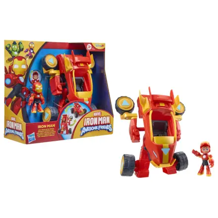 Marvel Iron Man And His Awesome Friends figure and vehicle product photo