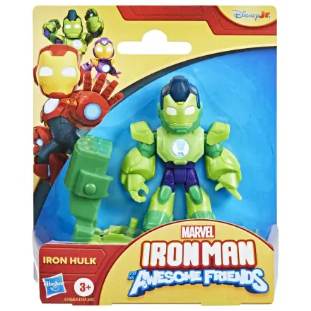 Marvel Iron Man And His Awesome Friends Iron Hulk figure 7cm product photo