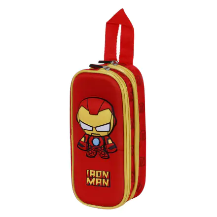 Marvel Iron Man Bobblehead 3D double pencil case product photo