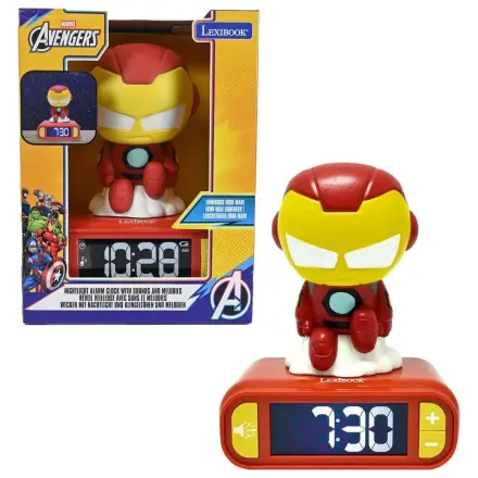 Marvel Iron Man alarm clock with night light product photo